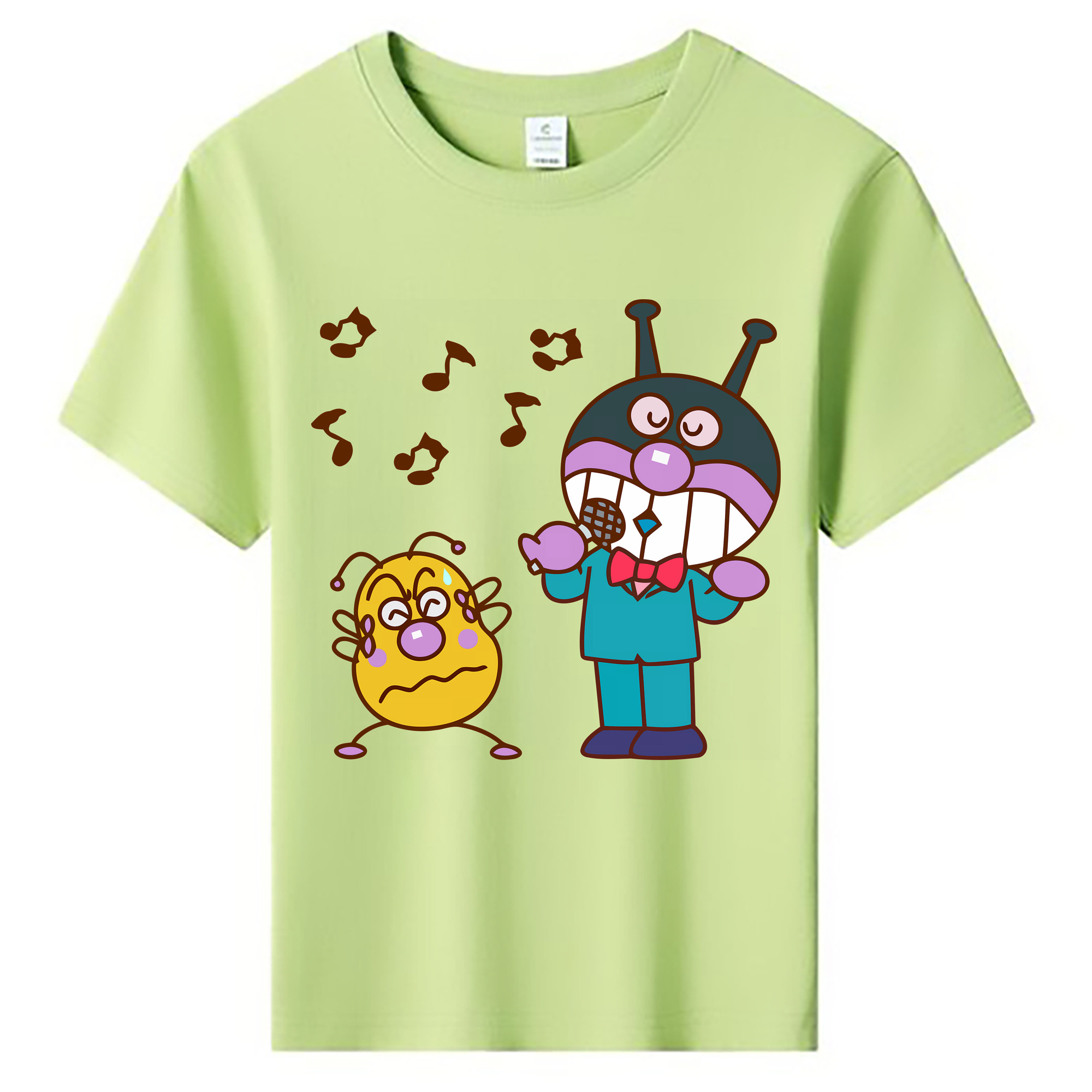 （画像用） アンパンマン Anpanman 綿100％キッズTシャツ（フロントプリント）